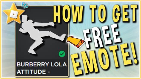 Burberry lola emotes in roblox